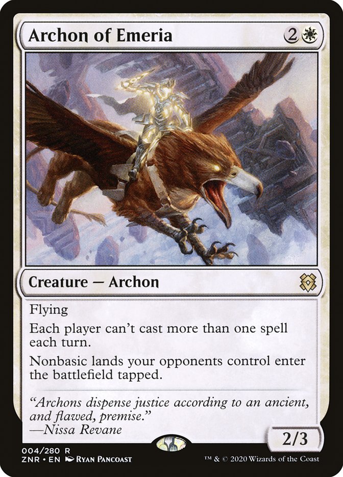 Image of the card Archon of Emeria.