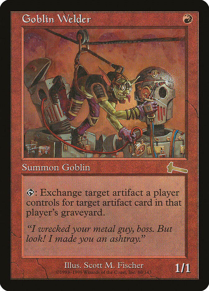 Image of the card Goblin Welder.