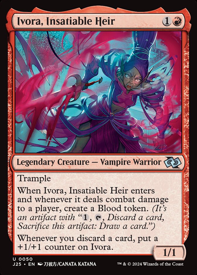 Image of the card Ivora, Insatiable Heir.