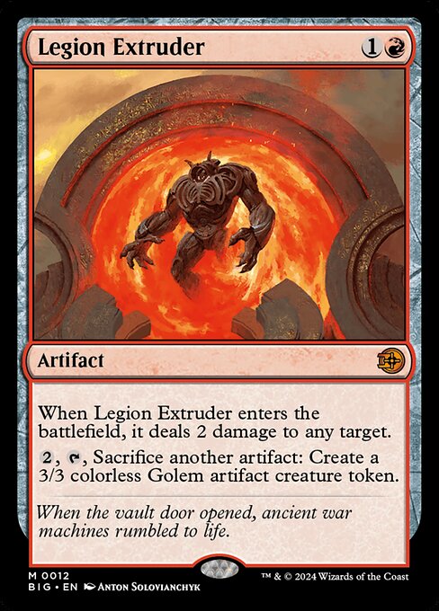 Image of the card Legion Extruder.