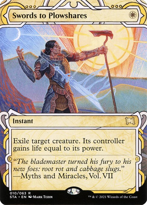 Image of the card Swords to Plowshares.